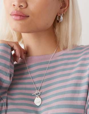 Monki Oversized Long Sleeve T-shirt With Side Slits In Gray