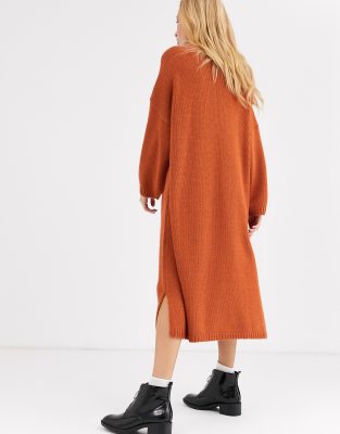 oversize knit dress