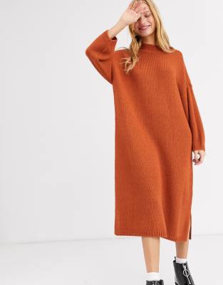 oversized knit dress