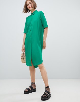 monki oversized shirt dress