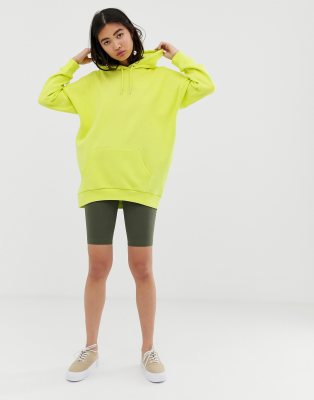 lime green polo hoodie