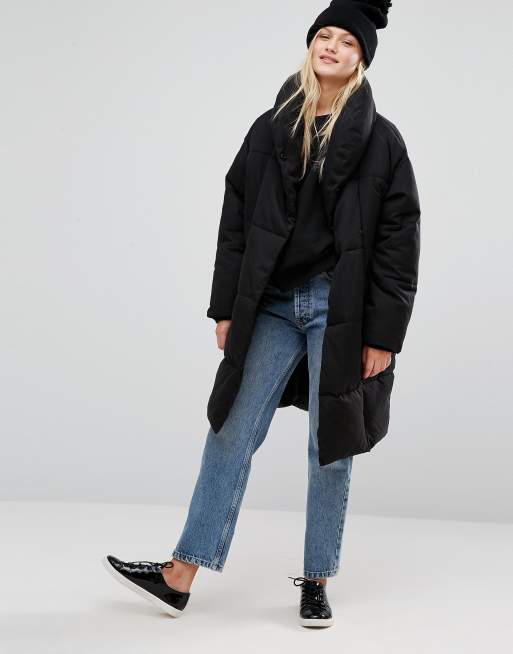 Monki cheap oversized puffer