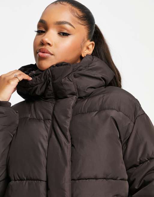 Monki puffer coat sale