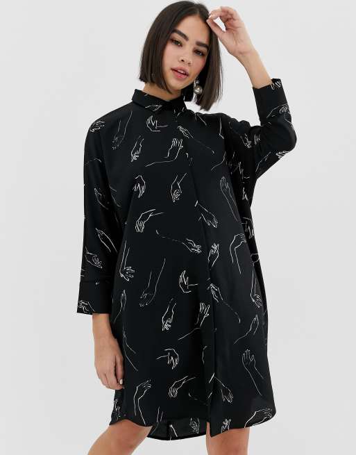 Monki store shirt dress