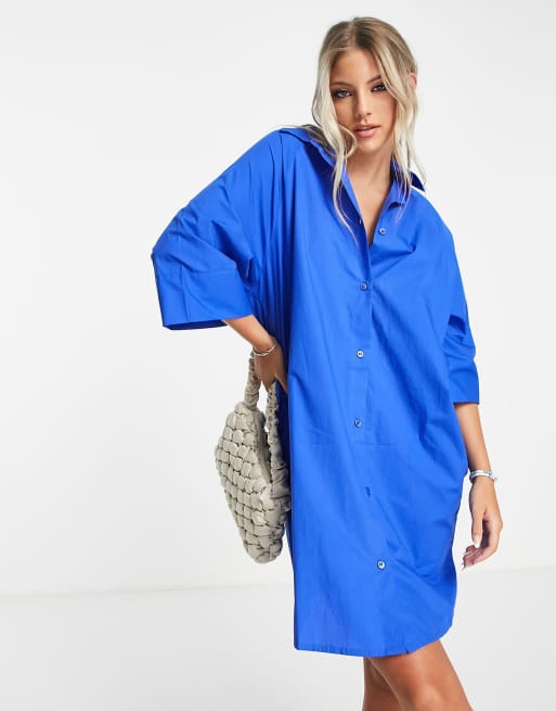 Oversized shirt dress monki sales