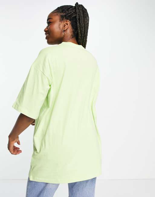 Monki - Oversized T-shirt i grøn, 2 af 4
