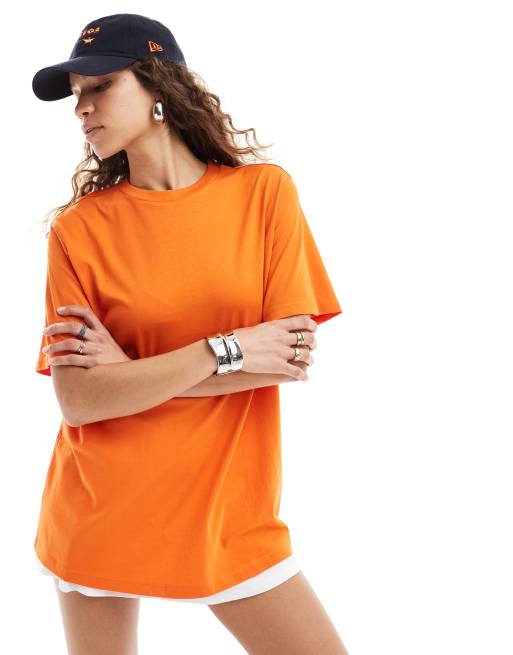 Monki oversized t shirt in orange ASOS