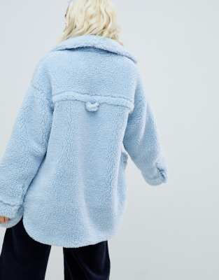 blue teddy jacket