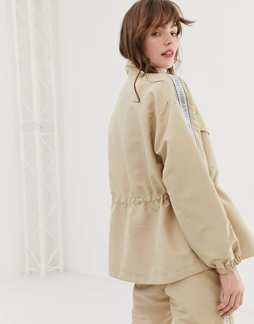 Monki boxy utility jacket hotsell