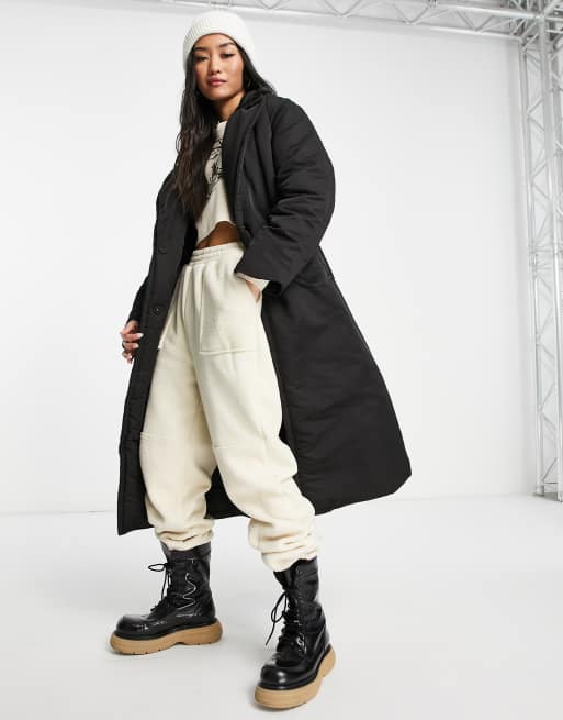 The North Face Acamarachi oversized long puffer coat in black Exclusive at  ASOS