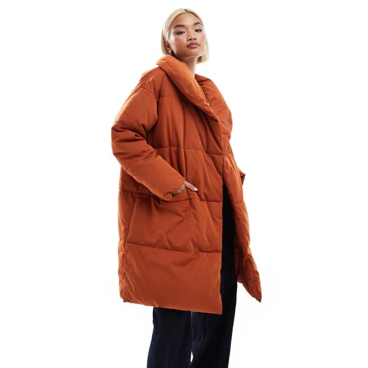 Monki long puffer sales