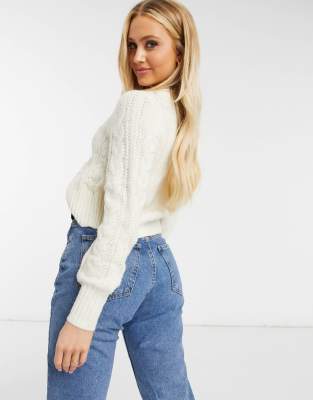 cable knit vest monki