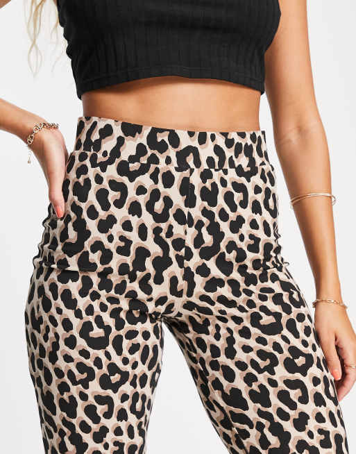Monki - Pantalon à imprimé léopard - Marron, 3 de 4