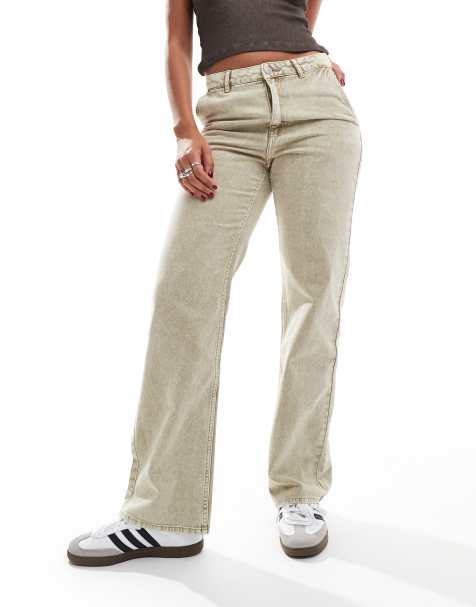 Monki - Pantalon cargo - Beige délavé - view 1