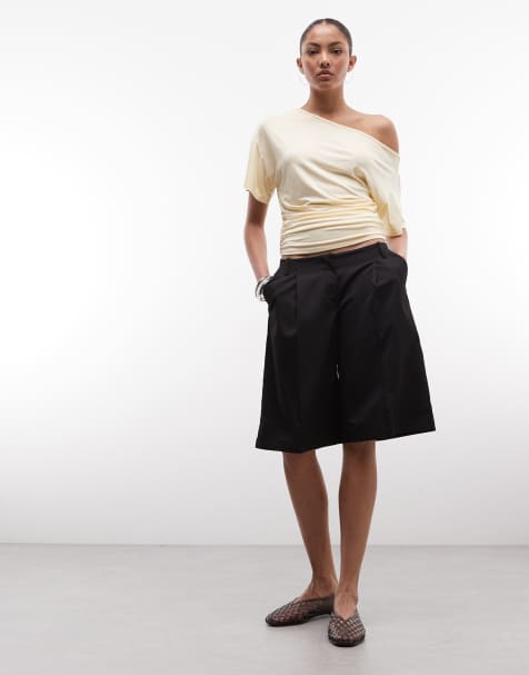 Monki - Pantalones cortos de sastre negros - view 1