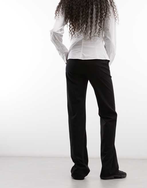 Monki pantalones rectos holgados en negro, 5 de 5
