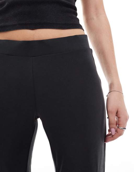 Monki - Pantaloni a fondo ampio nero antracite, 2 di 5