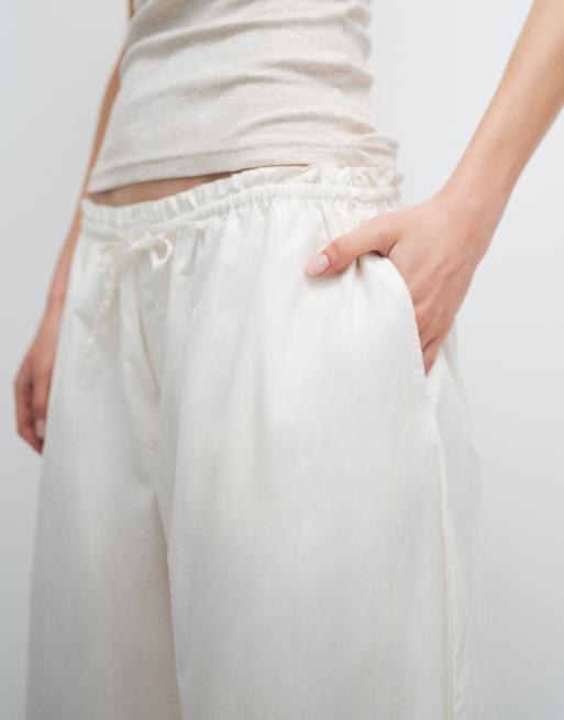 Monki - Pantaloni a palloncino bianchi, 4 di 11