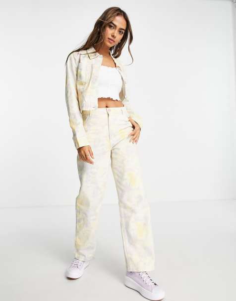 Monki pastel tie dye co-ord trousers - view 1