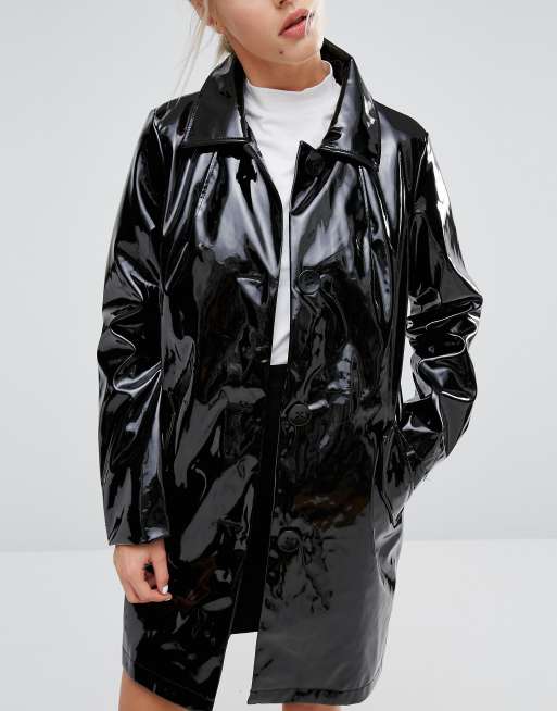 Monki on sale patent jacket