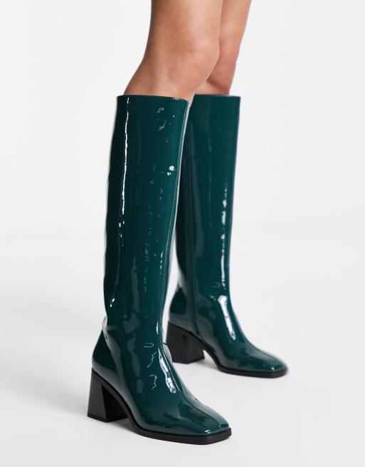 Monki patent clearance boots