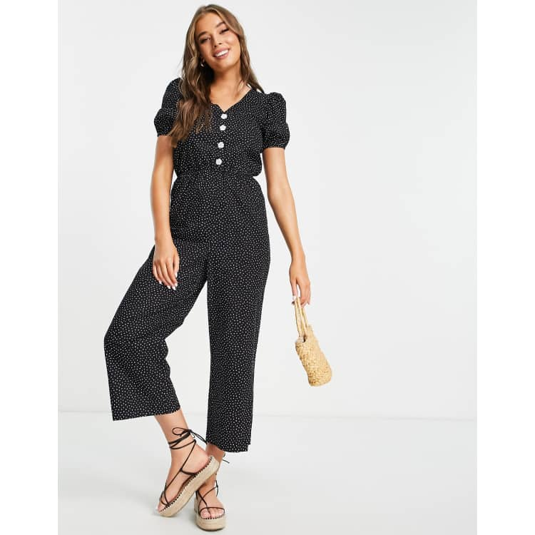 Black spot hot sale jumpsuit