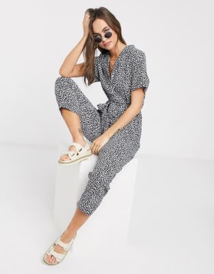monki floral jumpsuit