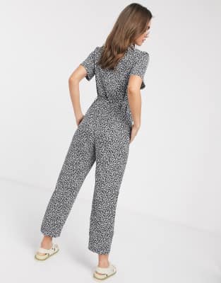 monki floral jumpsuit