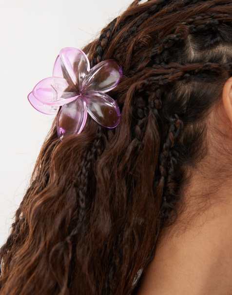 Monki - Pince à cheveux fleur - Lilas - view 1