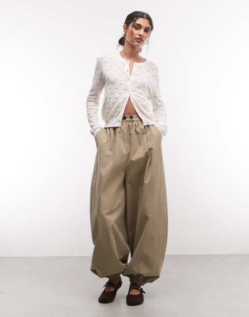 Monki pointelle vest in wit, 2 van 4