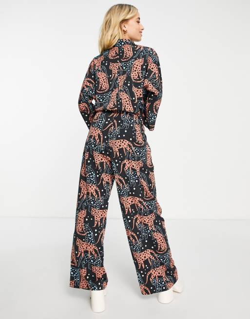 Monki sales tiger jumpsuit