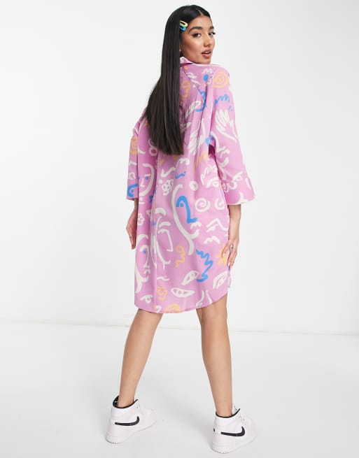 monki purple dress Monki - Satin Mini Slip Dress - Women - Polyester - L