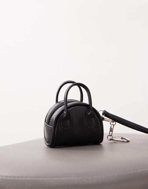 Monki - Porte-clés avec mini sac à main - Noir, 4 de 4
