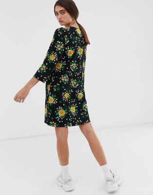 jersey smock dress