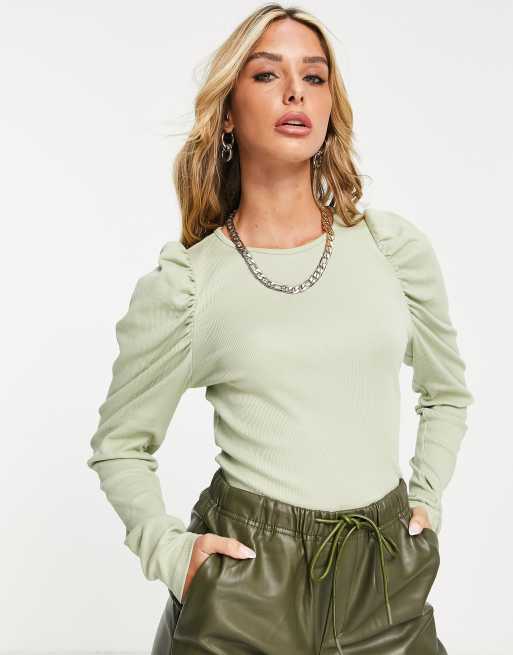 Puff sleeve sale cotton top