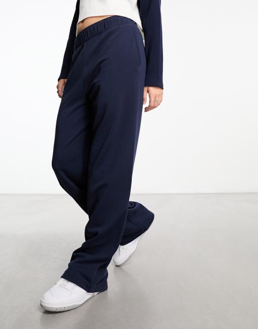 Womens navy hotsell blue track pants