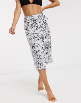 white sarong skirt