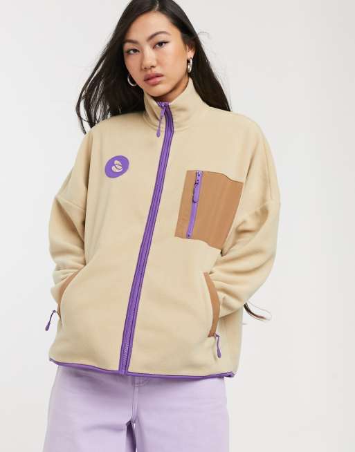 Monki 2024 fleece jacket