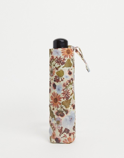 Monki recycled umbrella in floral print
