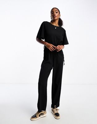 relaxed jumpsuit in black