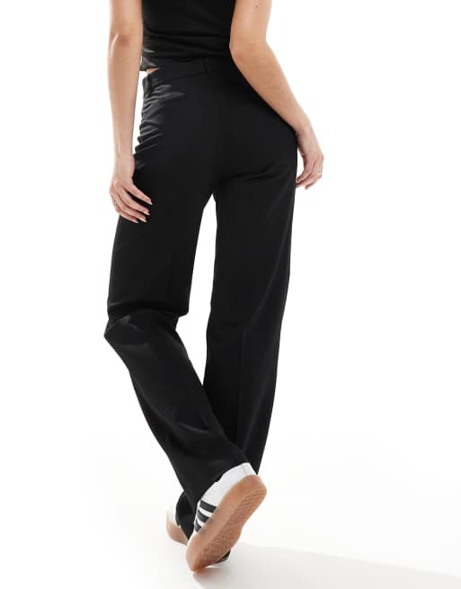 Monki relaxed tailored pants in black | ASOS