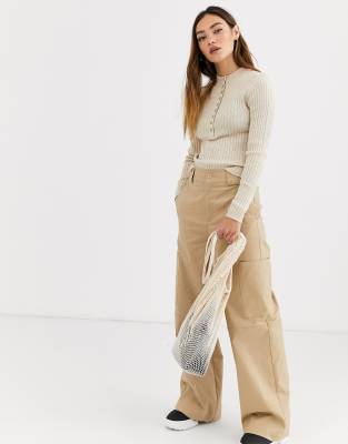 beige long sleeve sweater