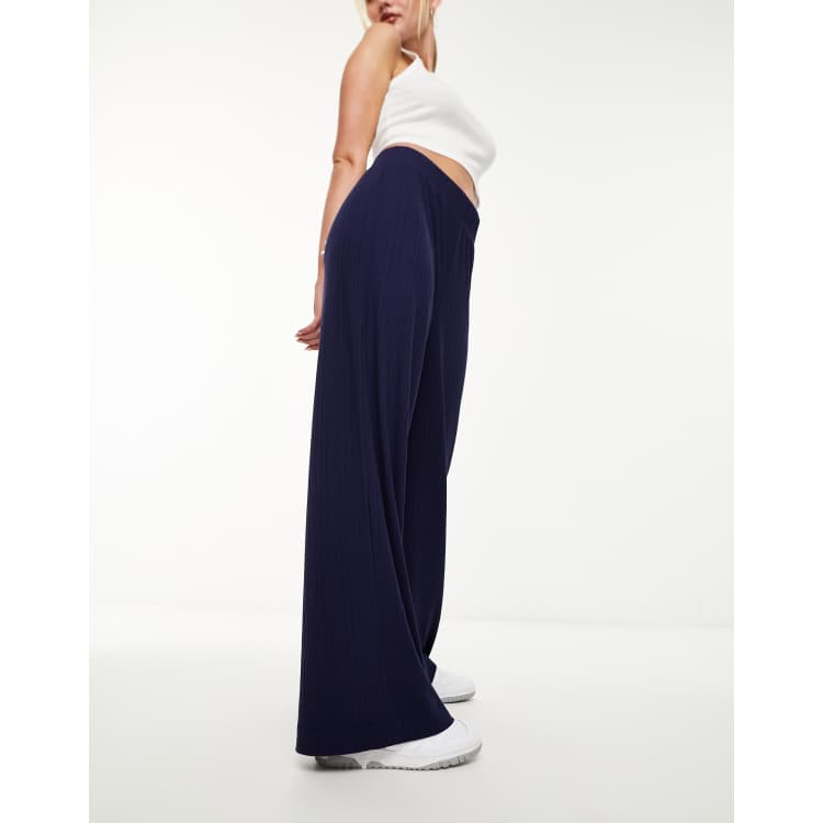 Dark blue hot sale palazzo pants