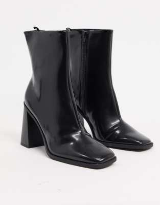 vegan heeled boots