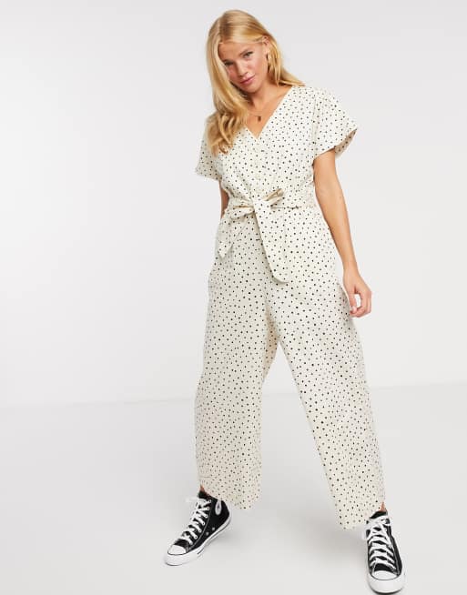 Monki white sales jumpsuit