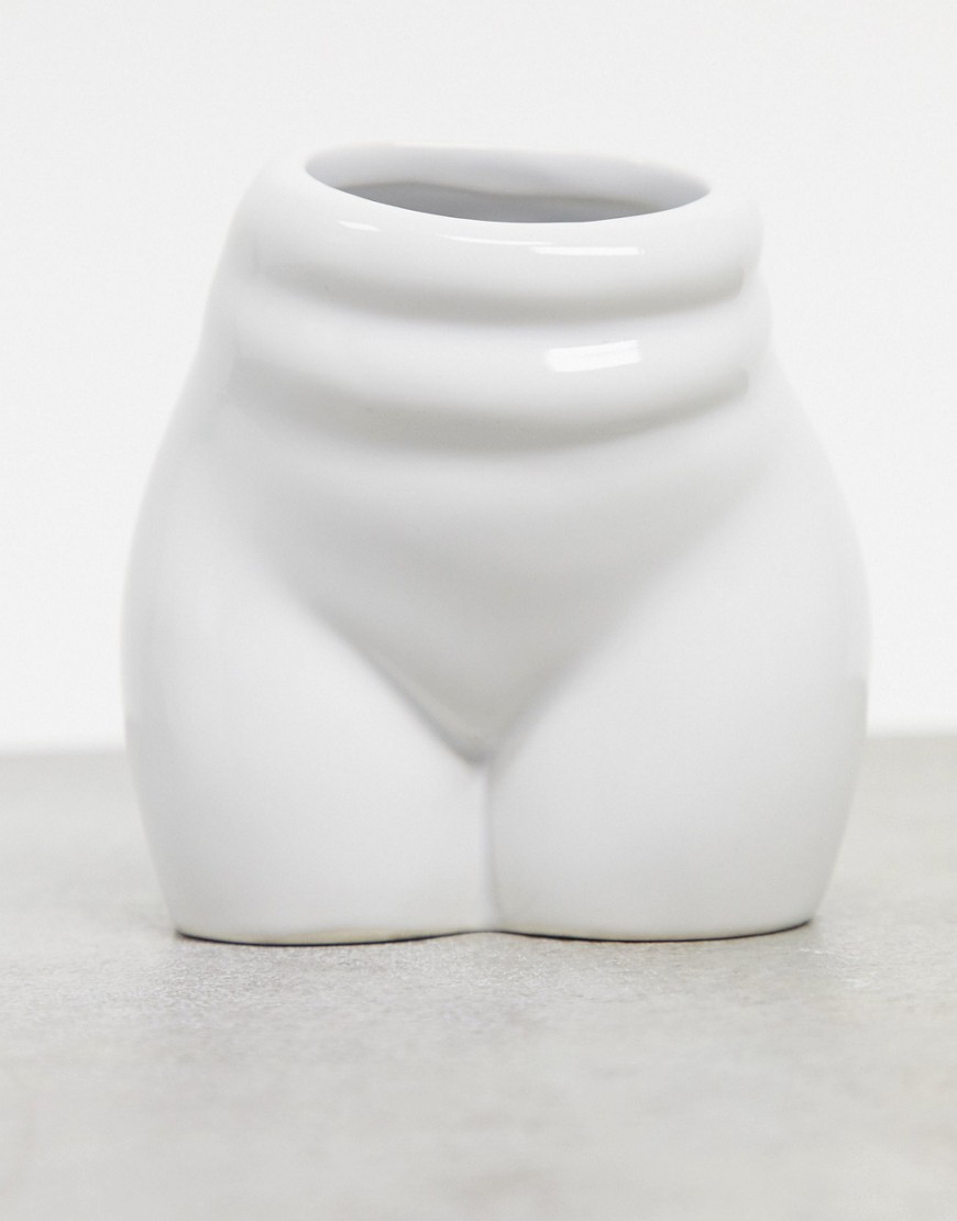 Monki Rut body pot in white