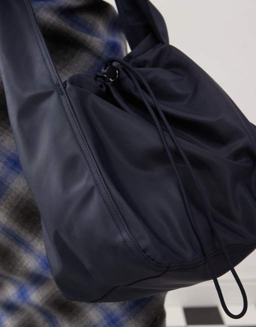 Monki - Sac porté épaule en nylon avec lien coulissant - Bleu marine, 3 de 4