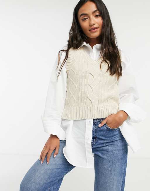 Monki sales knitted vest