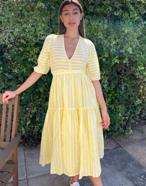 Monki 2025 yellow dress