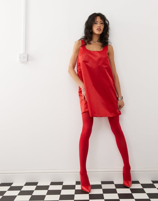 corset dress blue Verona Rust Corduroy Short Dress – Finery London main image 1
